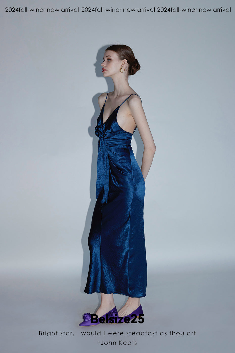 Rosa series—Base dress Acetate draped handmade rose dress