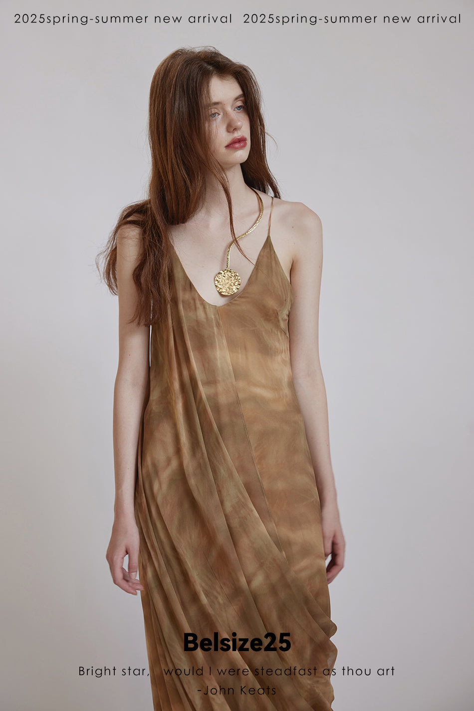 Lumen Printing Smoky Oud draped draped silk exclusive printed resort dress