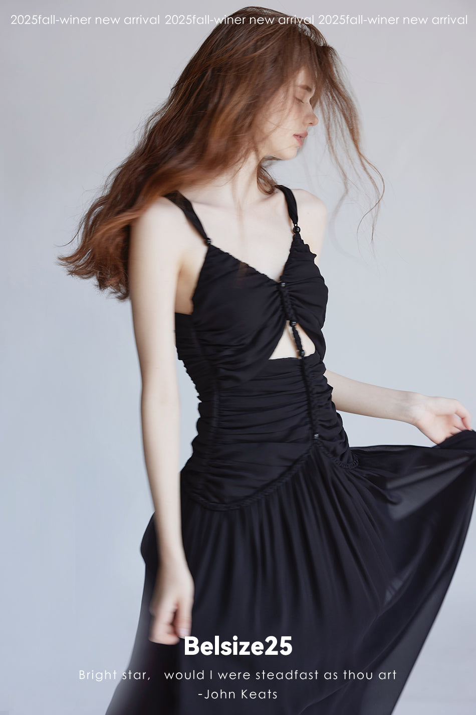 Silent Mode Series Silk resort dress with hand-woven rope floor-length straps