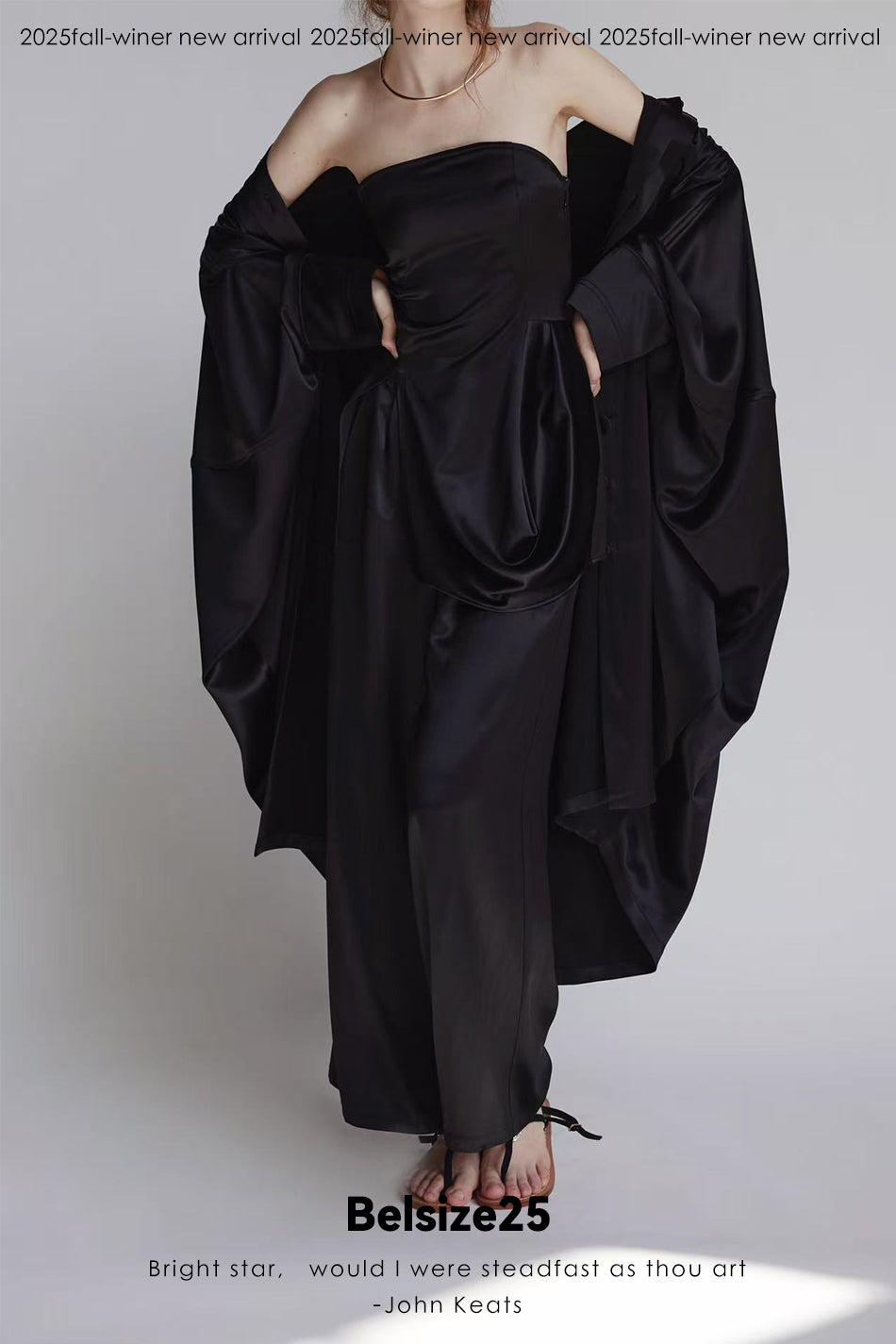 Silent Mode Series Acetic acid oversized liquid trench coat