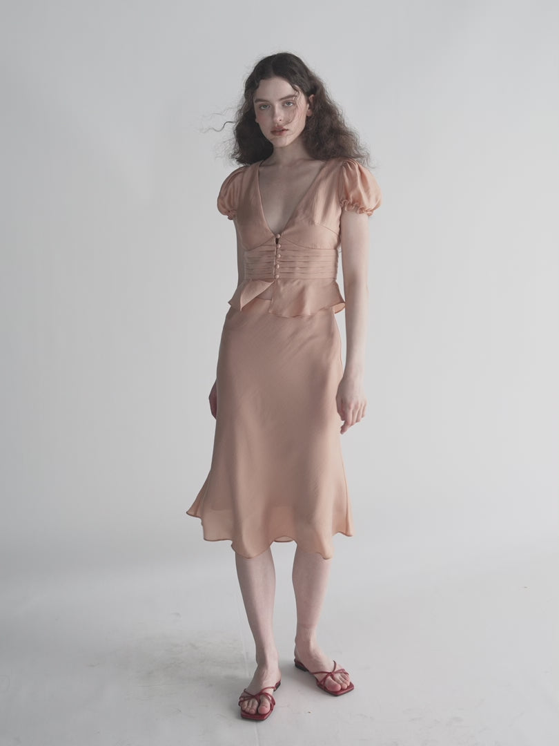 Pink Belair French Jacquard Blush Two-Piece Set